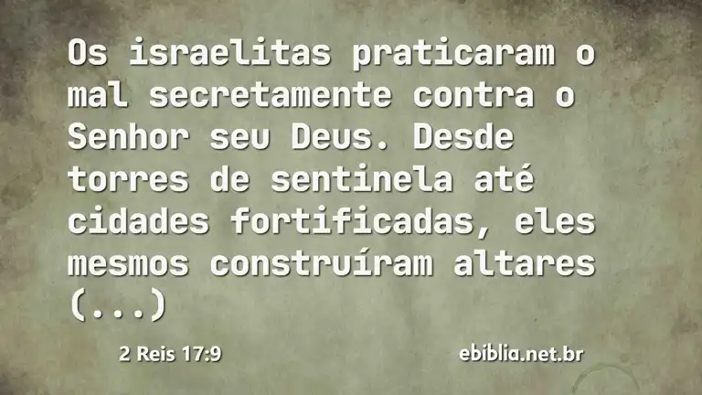 2 Reis 17:9