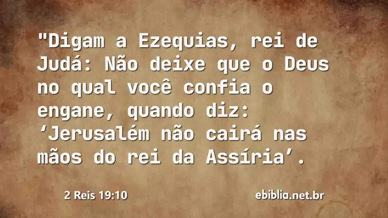 2 Reis 19:10