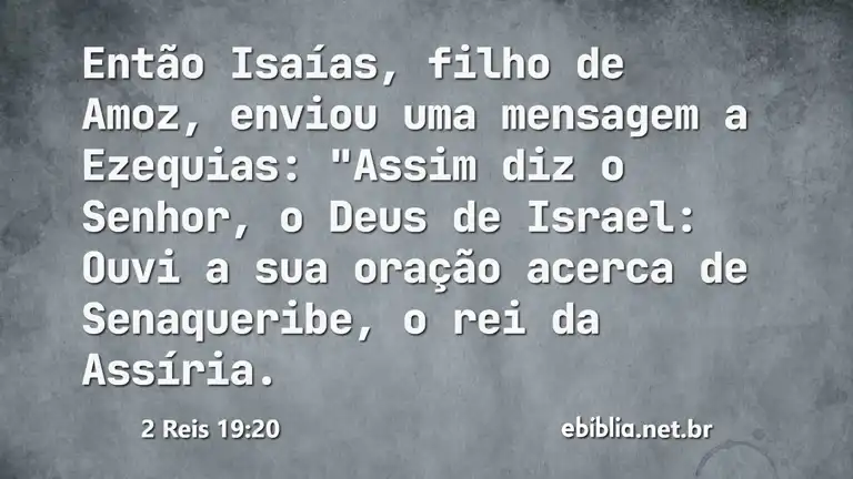 2 Reis 19:20