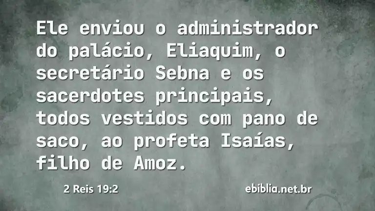 2 Reis 19:2