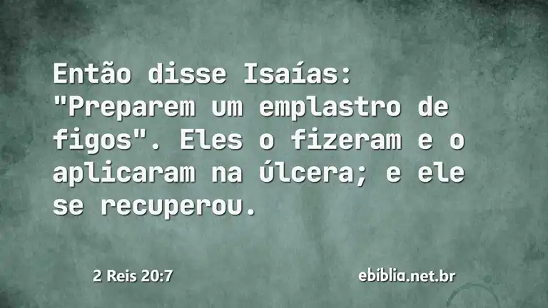 2 Reis 20:7