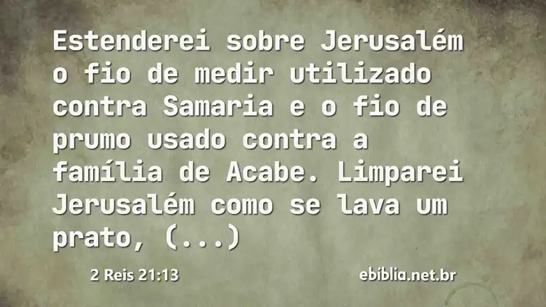 2 Reis 21:13