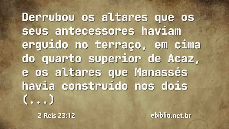 2 Reis 23:12