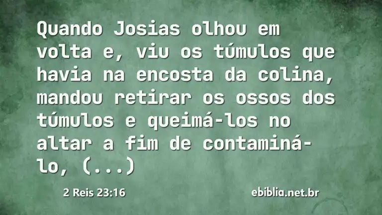 2 Reis 23:16