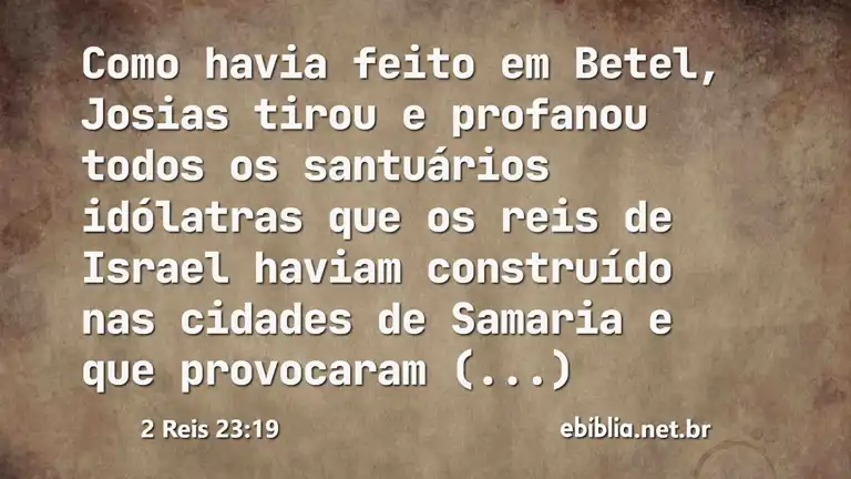 2 Reis 23:19