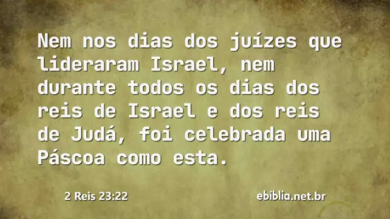 2 Reis 23:22