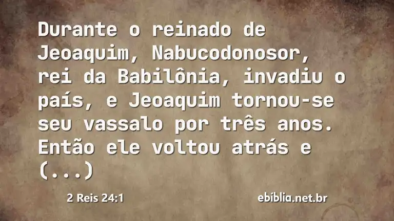 2 Reis 24:1