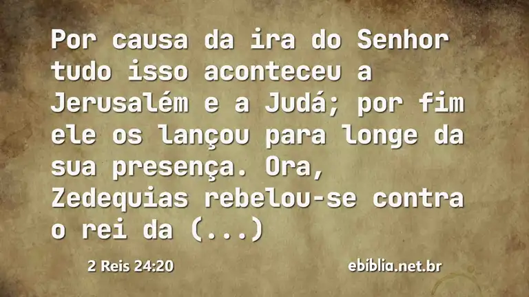 2 Reis 24:20