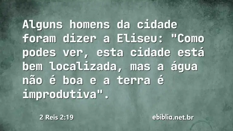 2 Reis 2:19