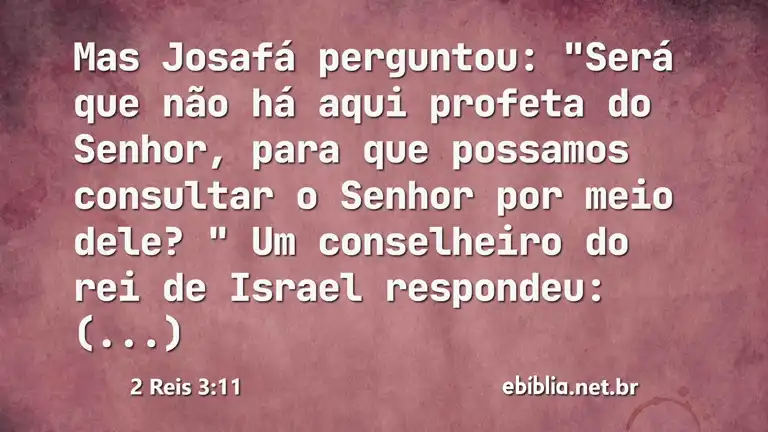 2 Reis 3:11