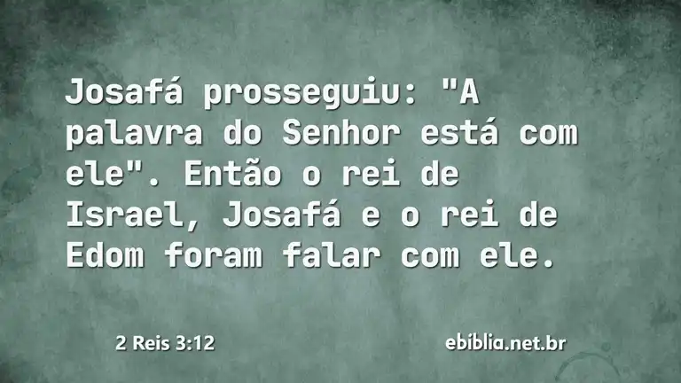 2 Reis 3:12