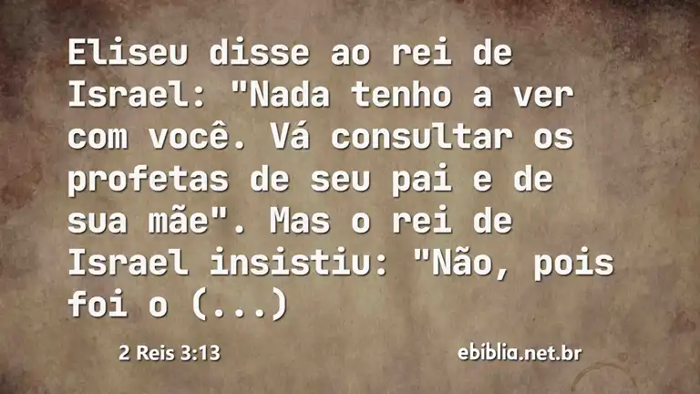 2 Reis 3:13