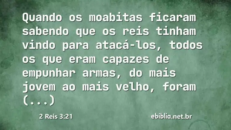 2 Reis 3:21