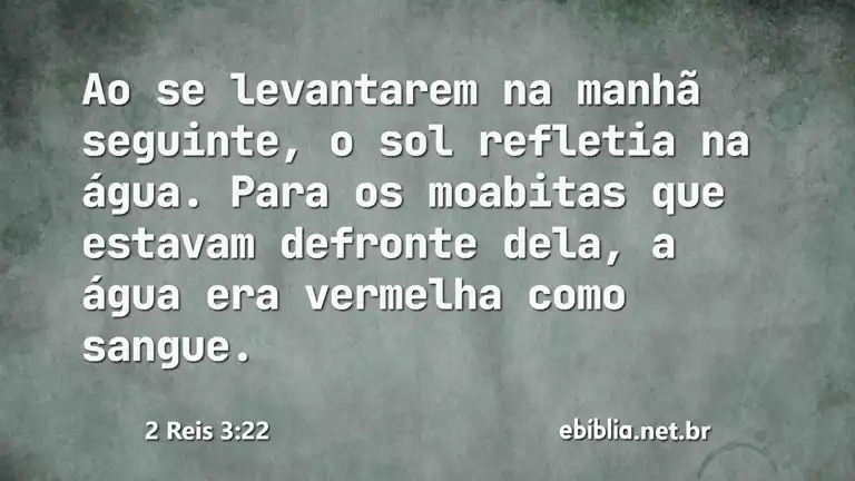 2 Reis 3:22