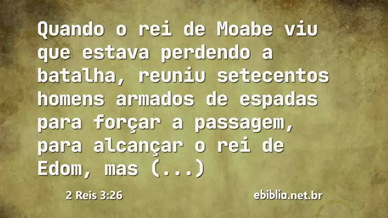 2 Reis 3:26