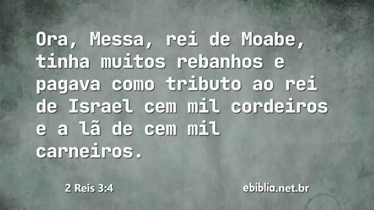 2 Reis 3:4