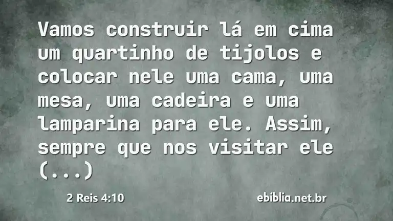 2 Reis 4:10