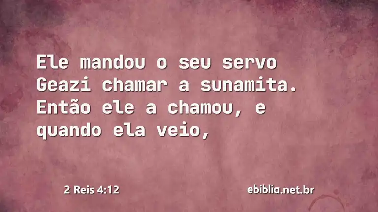 2 Reis 4:12