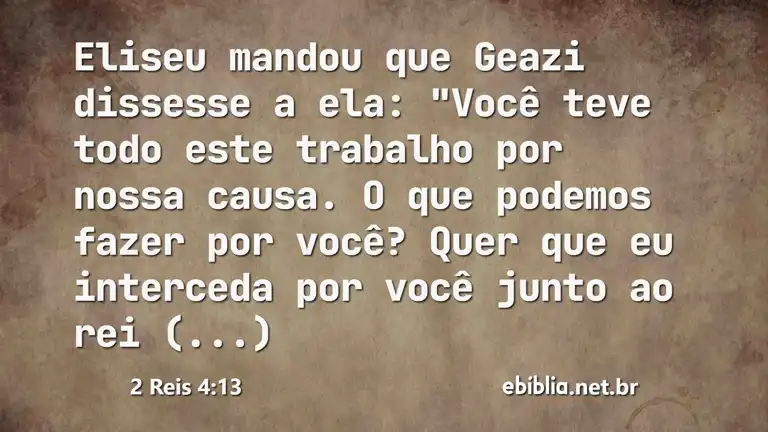 2 Reis 4:13