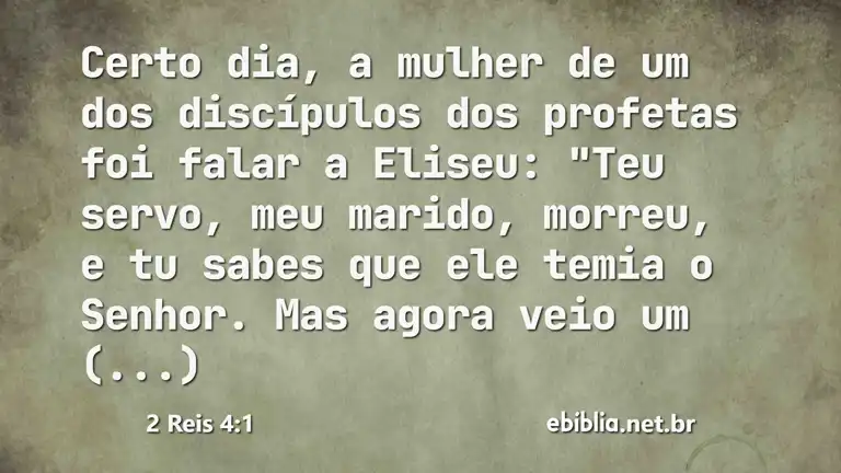 2 Reis 4:1