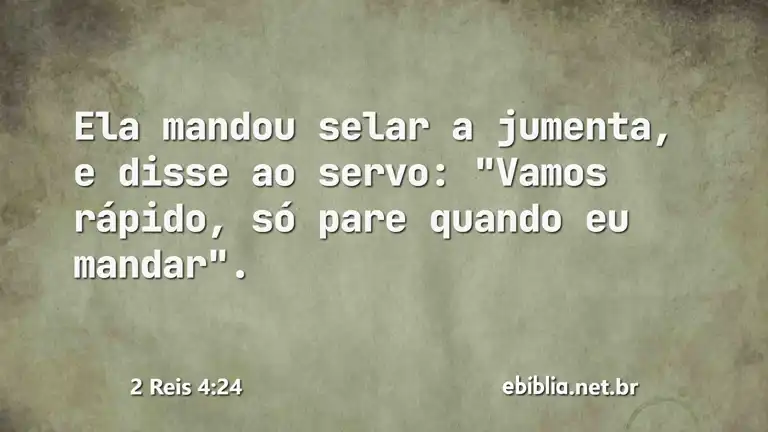 2 Reis 4:24