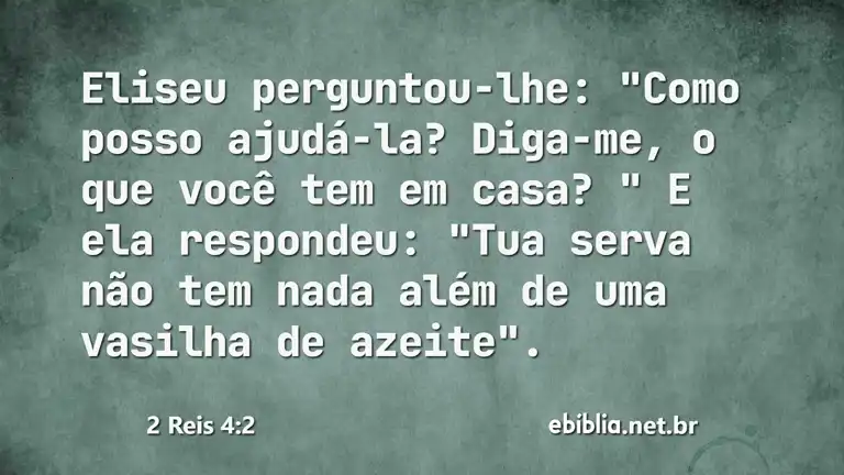 2 Reis 4:2