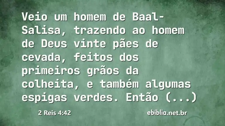 2 Reis 4:42