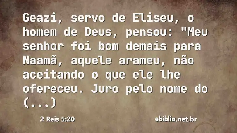 2 Reis 5:20