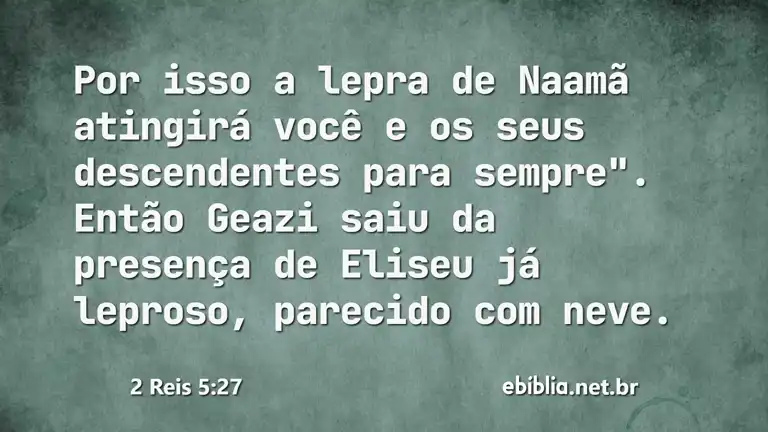 2 Reis 5:27