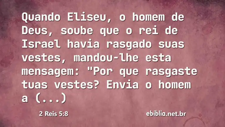 2 Reis 5:8