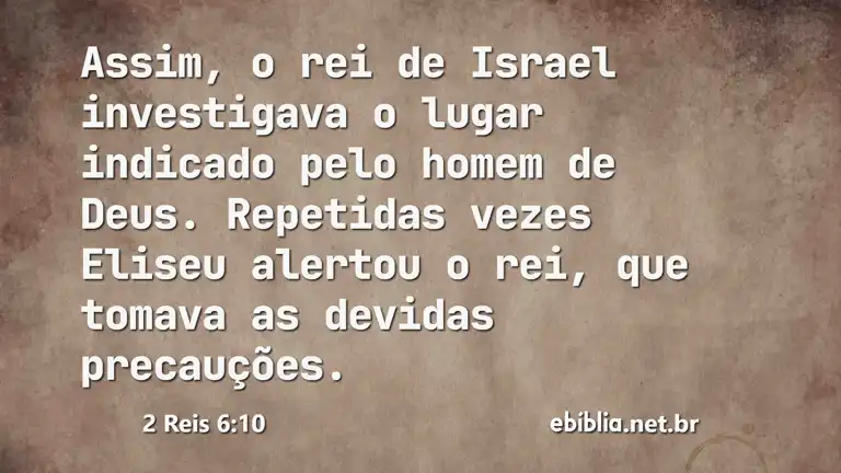 2 Reis 6:10