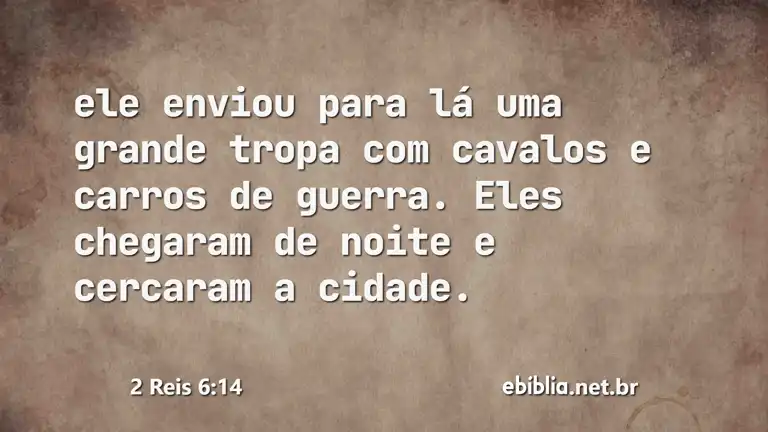 2 Reis 6:14