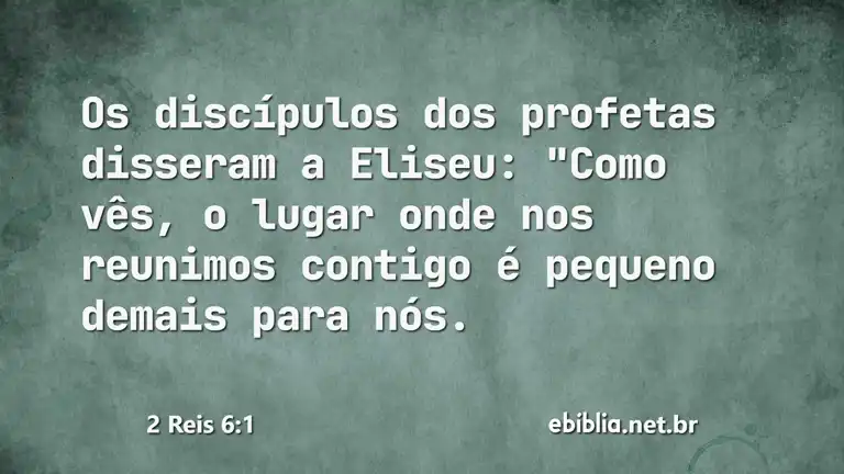 2 Reis 6:1