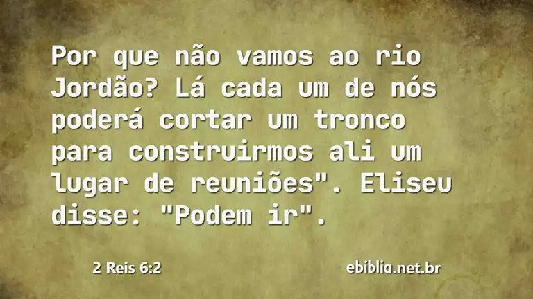 2 Reis 6:2