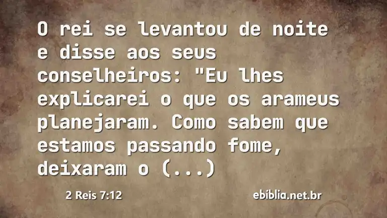 2 Reis 7:12