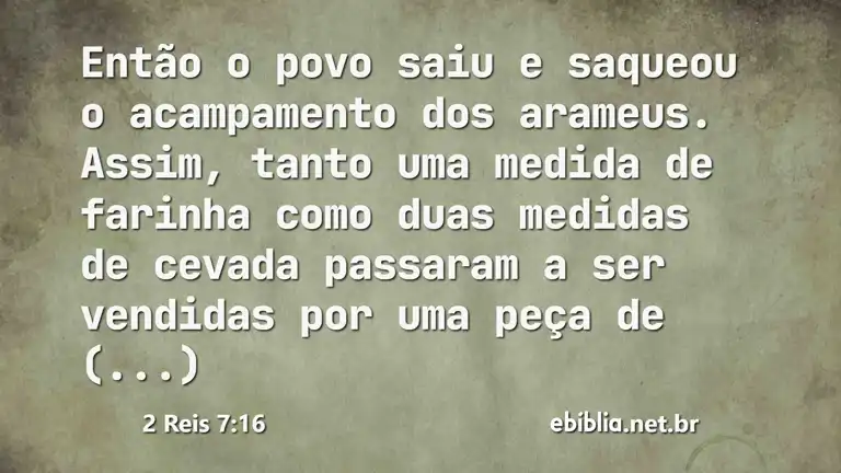 2 Reis 7:16