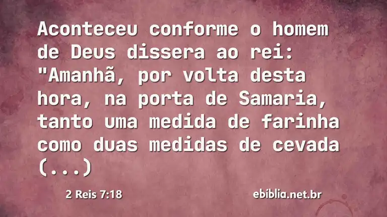 2 Reis 7:18