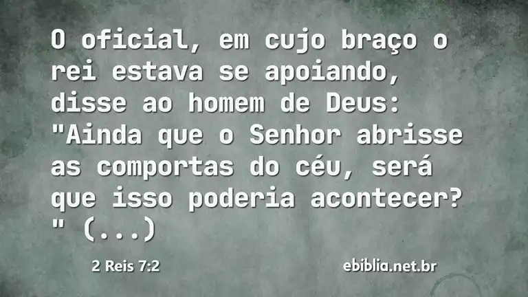 2 Reis 7:2