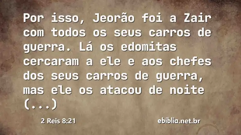 2 Reis 8:21