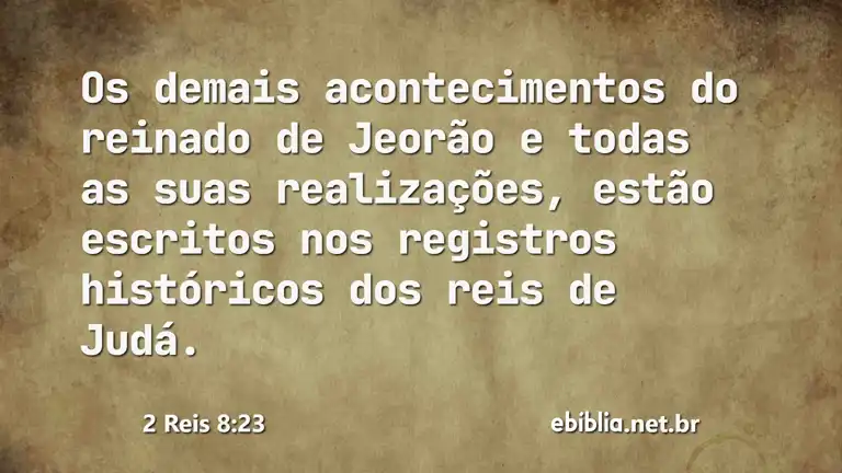 2 Reis 8:23