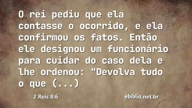 2 Reis 8:6