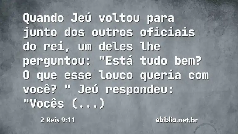 2 Reis 9:11