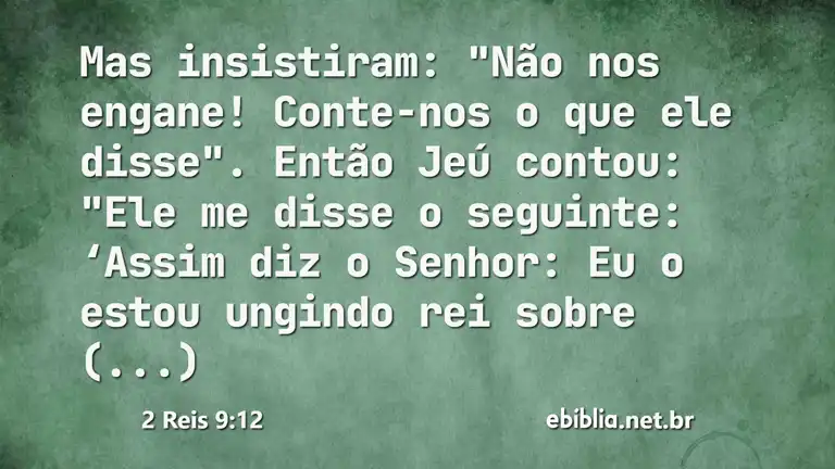 2 Reis 9:12