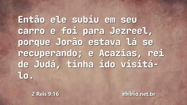 2 Reis 9:16