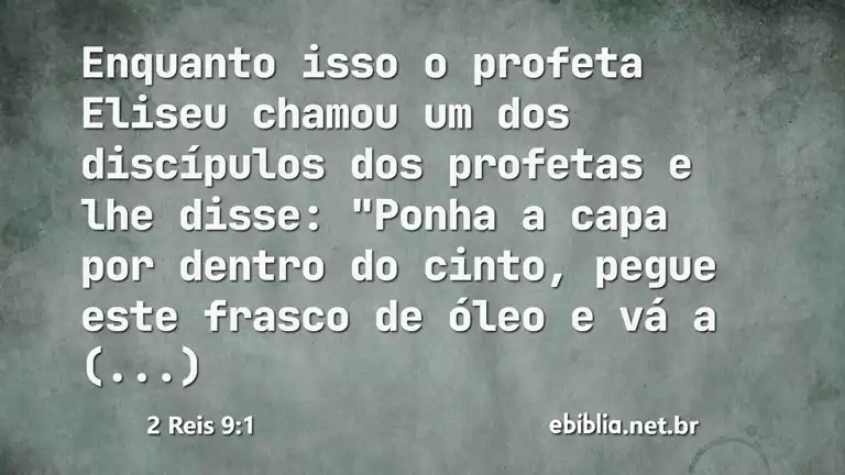 2 Reis 9:1