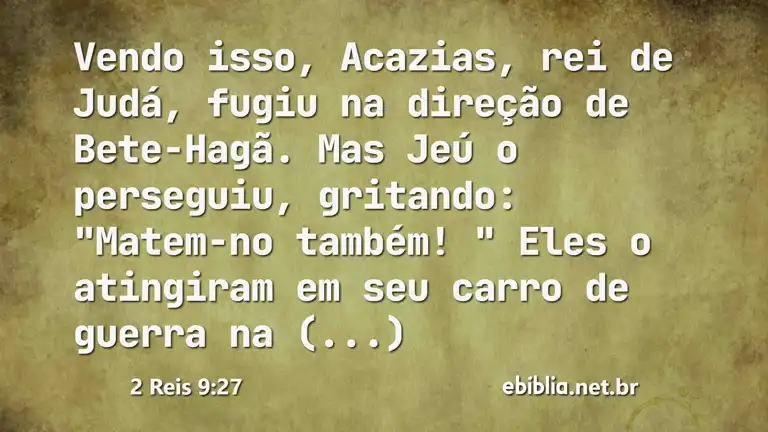 2 Reis 9:27