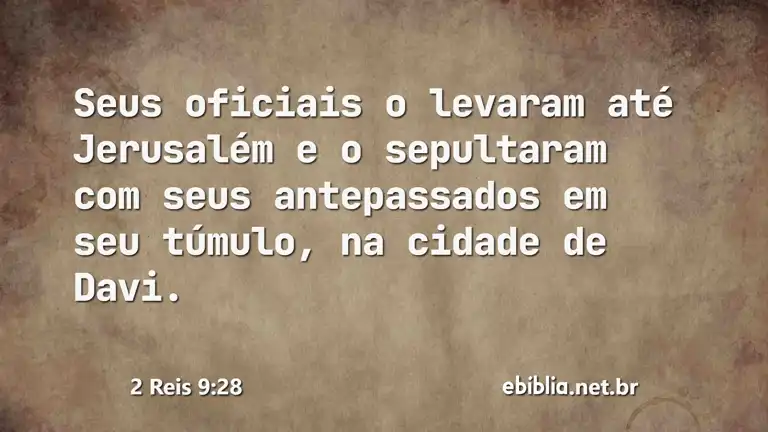 2 Reis 9:28