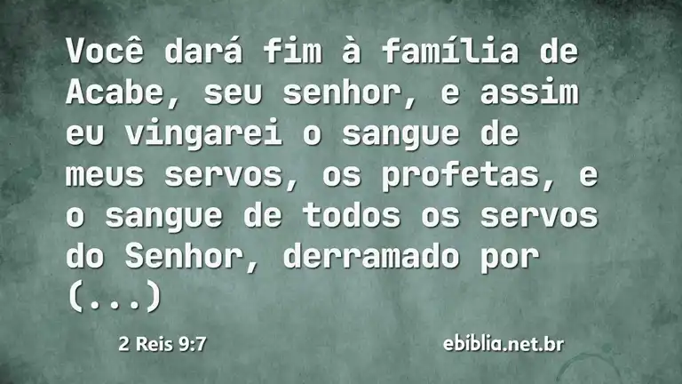 2 Reis 9:7