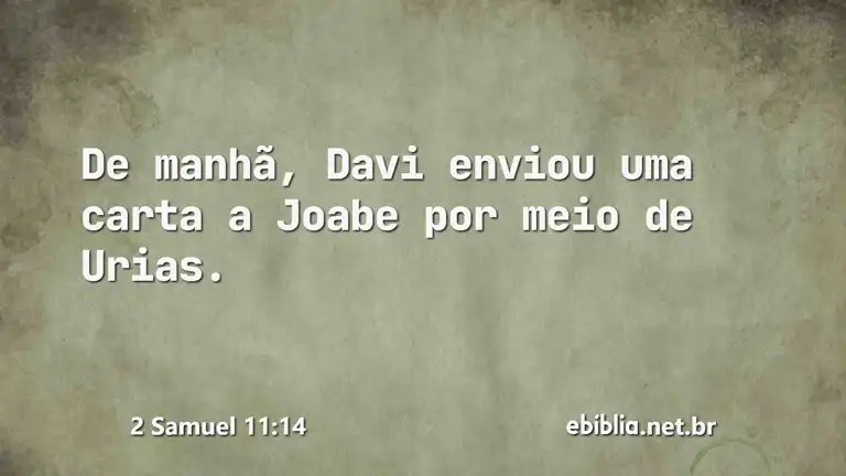 2 Samuel 11:14