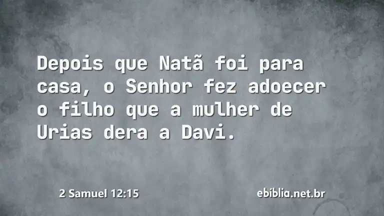 2 Samuel 12:15